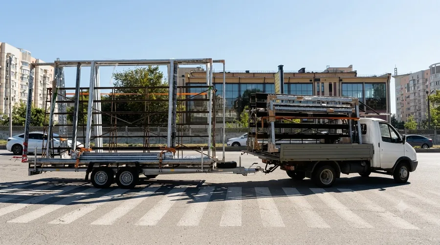 Газель ДК Грант з причепом — перевезення великогабаритних конструкцій